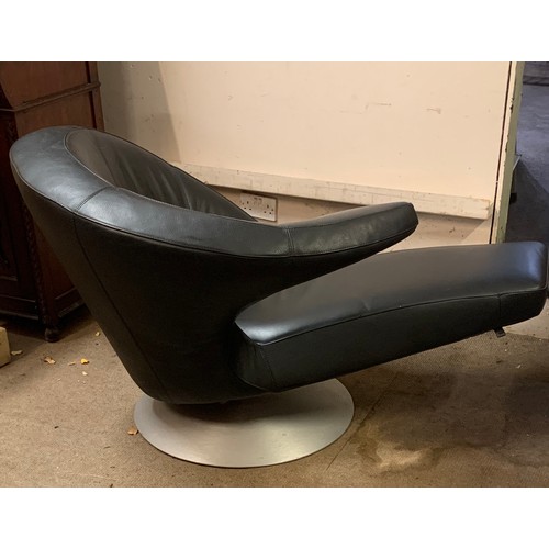 42 - A Leolux Parabolica Swivel  Armchair .