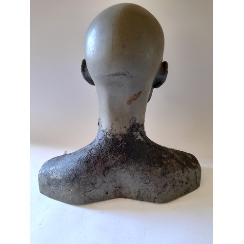 292 - Vintage Mannequin Head . 36cm high