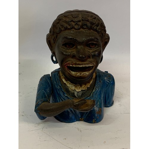 289 - Cast Iron Novelty Money Box.