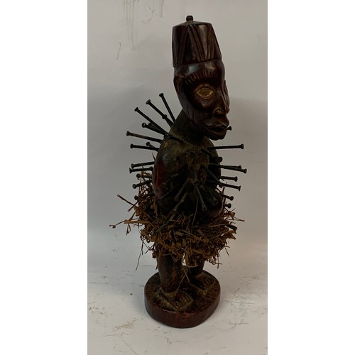 311 - African Nail Fetish Figure 36 cms High