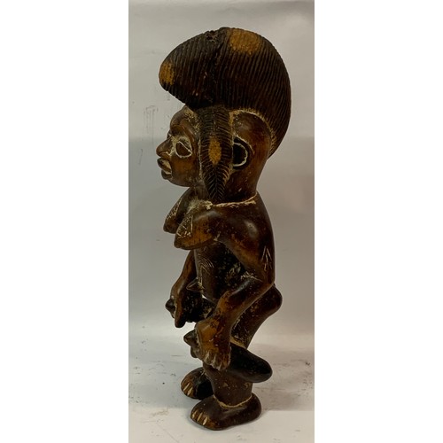 314 - Carved Wood Tribal Fertility Figure. 48 cms High