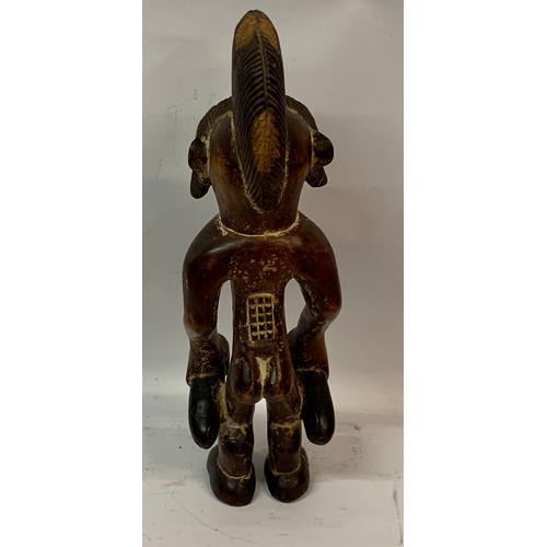 314 - Carved Wood Tribal Fertility Figure. 48 cms High