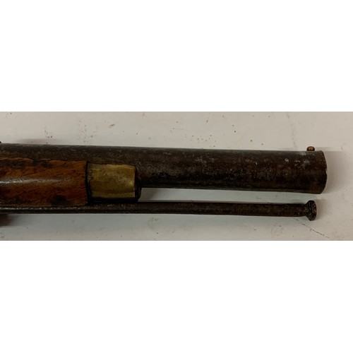 379 - Antique Percussion Rifle 124 cms