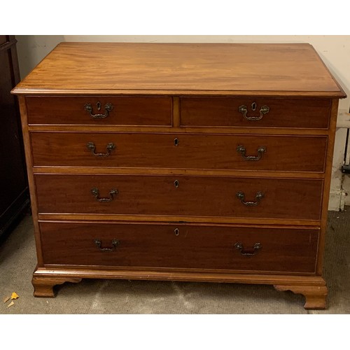 56 - Vintage Two Over Three Chest Of Drawers. 100 x 53 x 78 cms