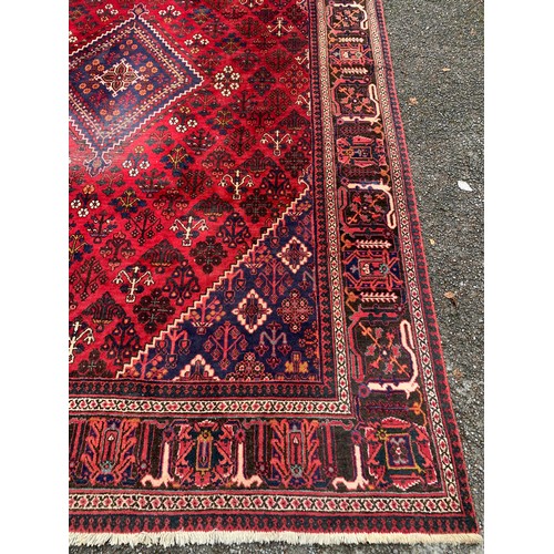 90 - Large Hand Knotted Iranian Ground Rug. 348 X 246 cms