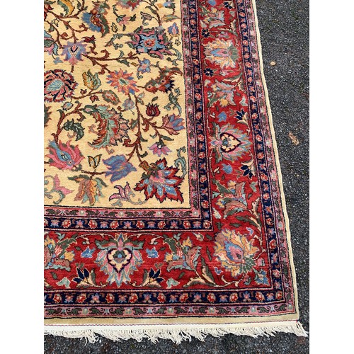 92 - Extra Large Country House Decorative Hand Knotted Ground  Rug / Carpet. 352 x 245 cms