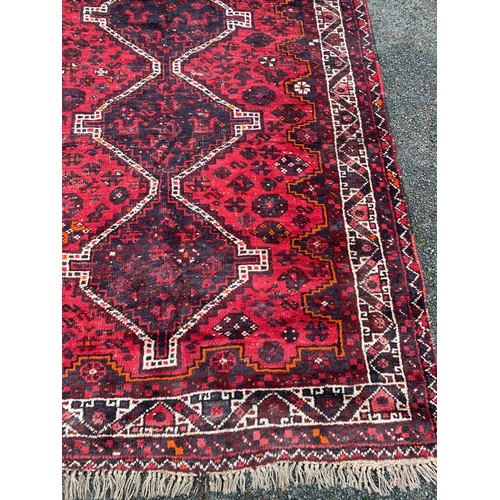 96 - Shiraz  Hand Knotted Rug . 200 x 150 cms