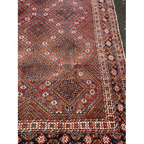 81 - Large Decorative Hand Knotted  Ground Rug 298 x 218 cms