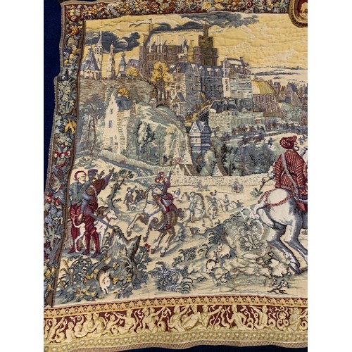 209 - Large Vintage Woven Tapestry Of Medieval Design
1.9 m x 1.2 m