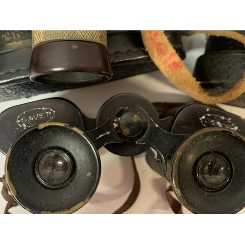 411 - A Pair Of  Voigtlander Braunschweig Field Binoculars Along With One Other Both Cased. (2)