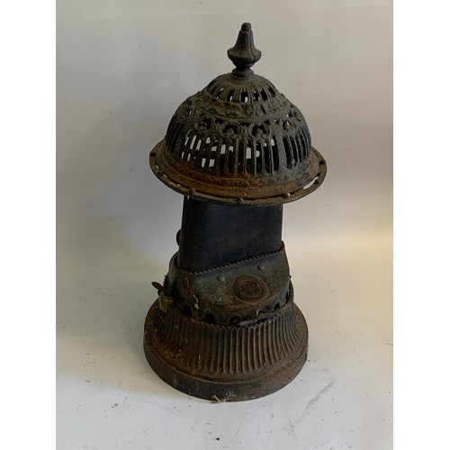 364 - Archibald Kenrick And Sons Cast Iron Stove 'Large Premier ' Complete . 43 cms High