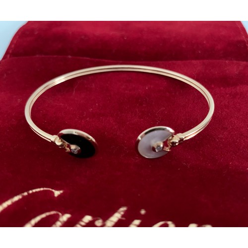 357 - Fabulous Set of Cartier Jewellery Having AMULETTE DE CARTIER Bracelet 17ECS347 750 With Matching AMU... 