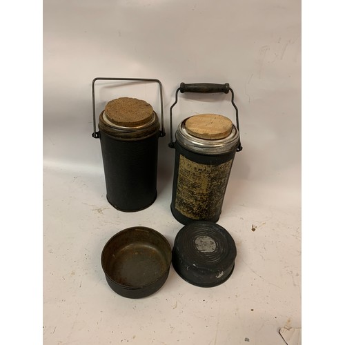 432 - WW2 British Thermos Flask Dated 1944 Along With A Similar  Dutch Thermos Flask (2)