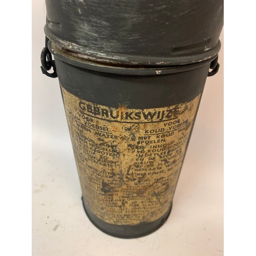 432 - WW2 British Thermos Flask Dated 1944 Along With A Similar  Dutch Thermos Flask (2)