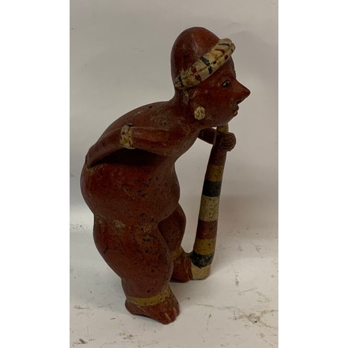 470 - Tribal Terracotta Figure 25cms High