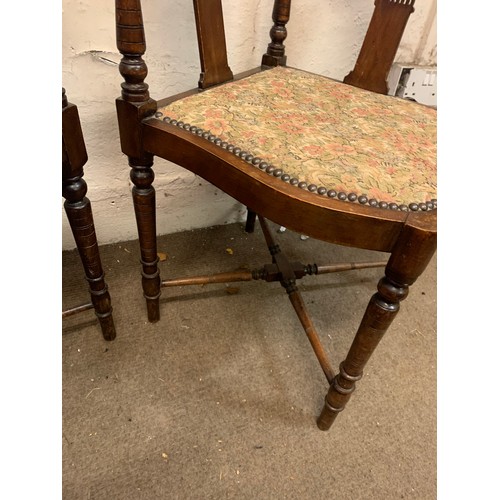 64 - Pair Of Antique Corner Chairs. (2)