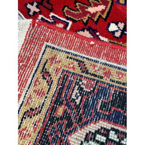 77 - Large Hand Made  Decorative Ground Rug 310 x 202 cms