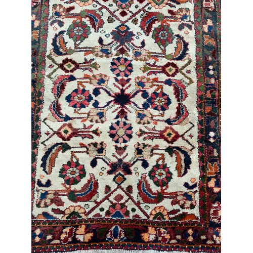 83 - Hand Made Iranian Rug. 140 x 98 cms Small