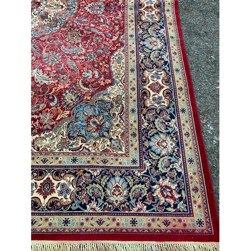 84 - Huge Decorative Ground Rug. 428 x 300 cms