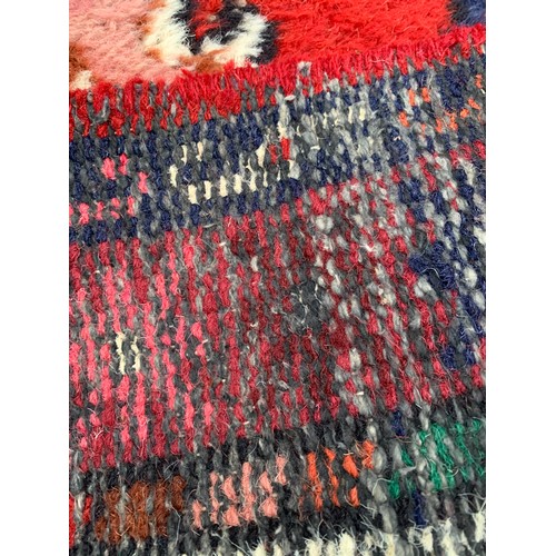 87 - Decorative Hand Made Ground Rug / Runner . 210 x 98 cms