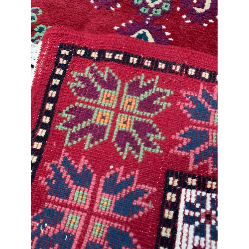 88 - Decorative Hand Made Rug / Runner 195 x 104 cms