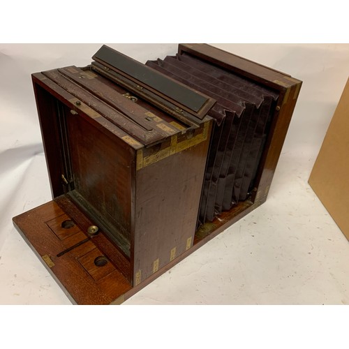 562 - Very Rare 19th Century Camera Along Antique Camera Equipment To Include a Antique Shutter Repair Alo... 