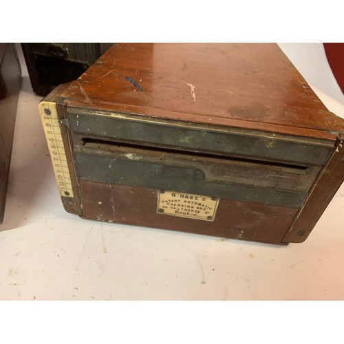 562 - Very Rare 19th Century Camera Along Antique Camera Equipment To Include a Antique Shutter Repair Alo... 