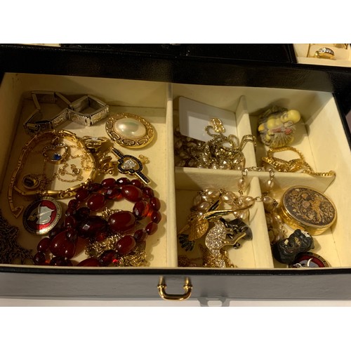 167 - Jewellery Box And Contents To Include Jewellery Etc