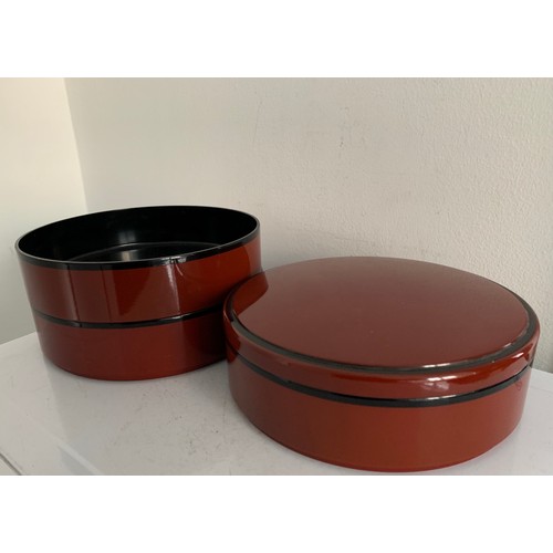 266 - Set Of Chinese Stacking System Bowls Together With Another Similar
18 cms diameter x 15 cms h