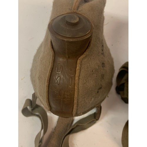 299 - German  BMW  Gas Mask Along With A USMI M1 Dust Respirator (2)