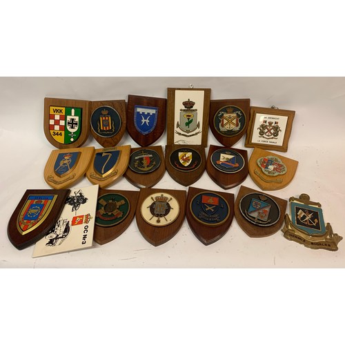 346 - Quantity Of Military Regimental Plaques (19)