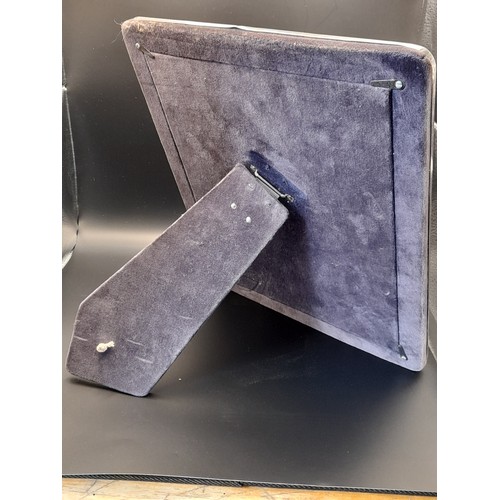 7 - Hallmarked silver Framed picture frame 30cm x 25cm