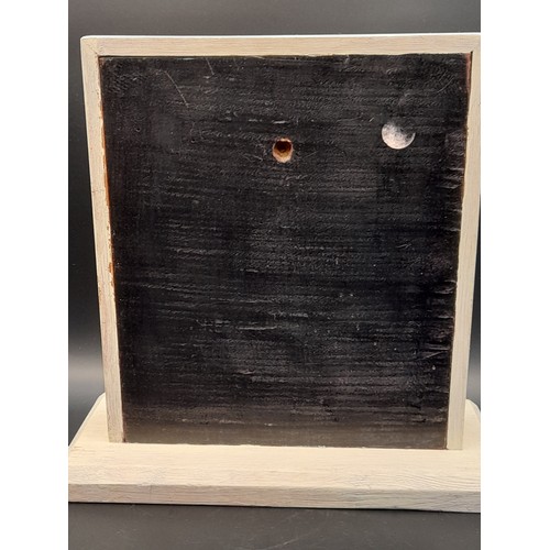 25 - Mounted printing Block of 3 Maidens, 24cm high