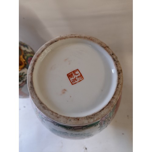 50 - 2 Oriental Vases. Tallest 42cm