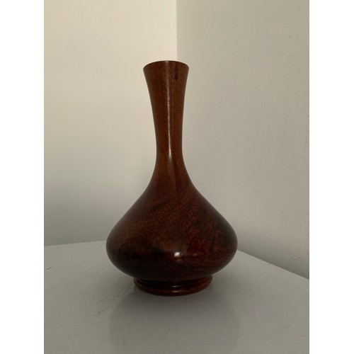 126 - Similar To Previous Lot 
20thC Turned Wooden Vase By John Hubbucks , Armadale, Western Australia . B... 