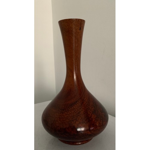 126 - Similar To Previous Lot 
20thC Turned Wooden Vase By John Hubbucks , Armadale, Western Australia . B... 