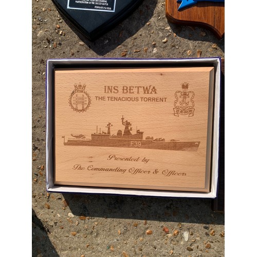 8 - Five Vintage Regimental Plaques (5)