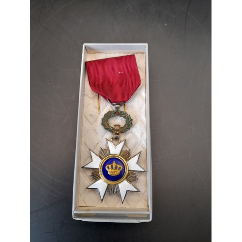 262 - Military Medal, Coin, Token
Boxed Belgian Medal