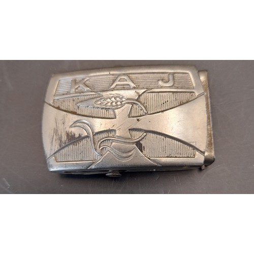 269 - Belt Buckle KAJ 4.5cm long