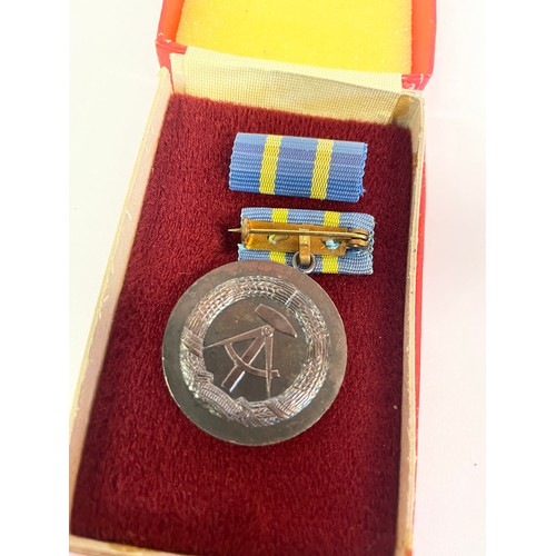 227 - German Loyal Service Medal Boxed.