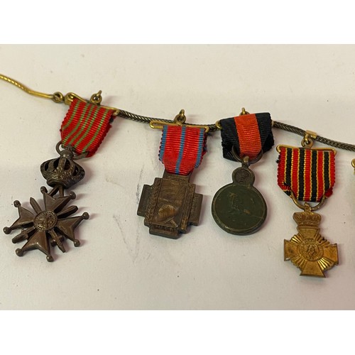 240 - Group Of Miniature Medals