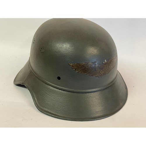 251 - German WW2 Luftschutz Helmet.