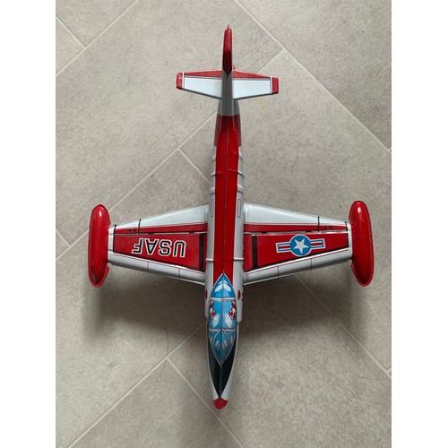 164 - Tin Plate USA Air Force Plane
34 x 31 cms