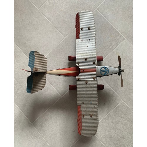 166 - C1930 DUX Tin Plate Bi Plane Sea Plane
34 x 42 cms