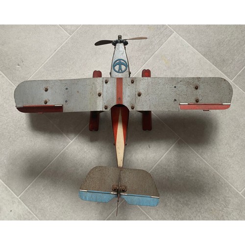 166 - C1930 DUX Tin Plate Bi Plane Sea Plane
34 x 42 cms