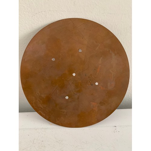 152 - Etched Copper Clock Face
13 cms diameter