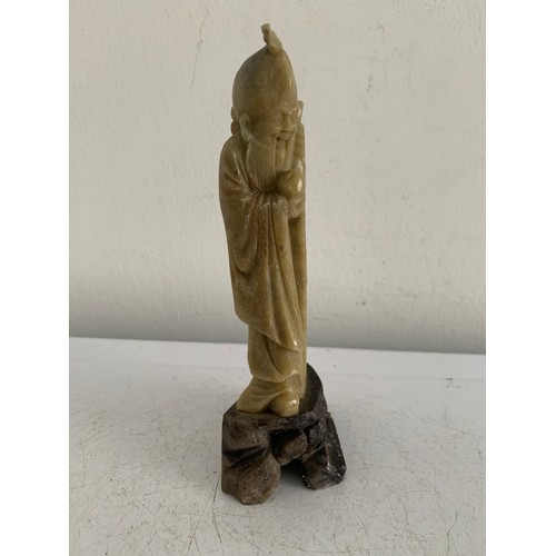 178 - Vintage Jadeite Statue Of Confucius
14.5 cms h