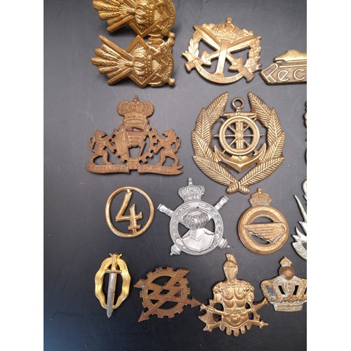 324 - 17 x Military Cap Badges