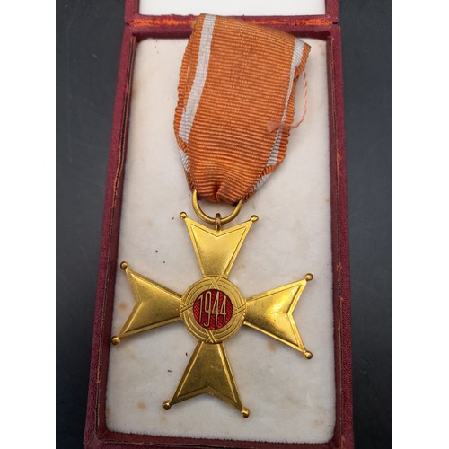 343 - Order of Polonia Restituta Officers Cross 1944 medal