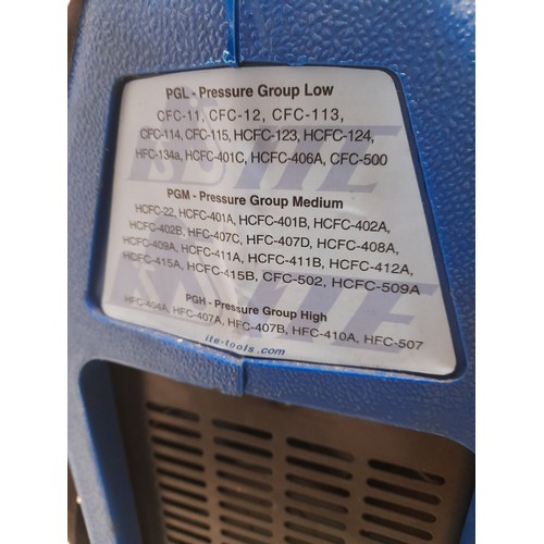 470 - BLUE-R OIL FREE PORTABLE REFRIDGERANT RECOVERY UNIT. (Untested)